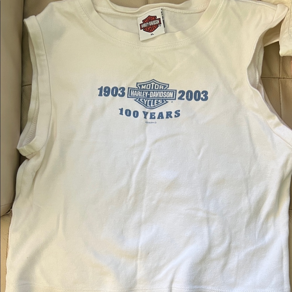 Harley-Davidson Women’s White Tank Top- Original Owner
